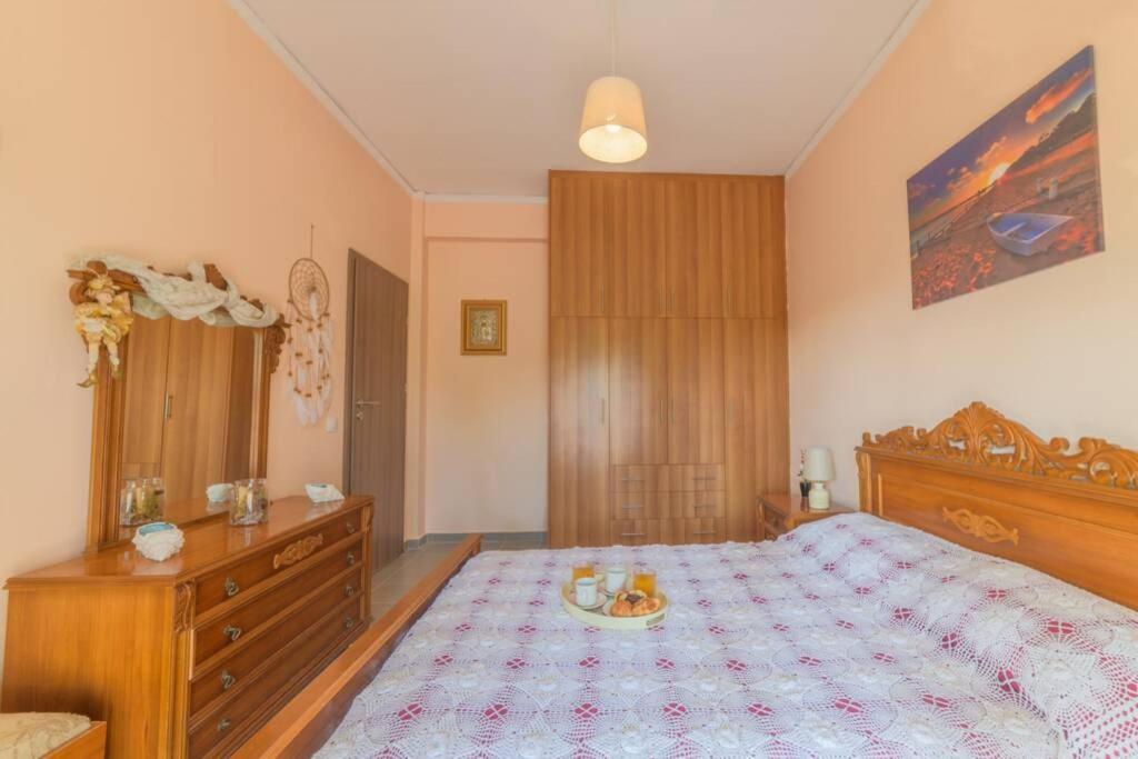 Bright Newly Renovated Apt Near Beach & Center+Ac Anemomylos Ngoại thất bức ảnh