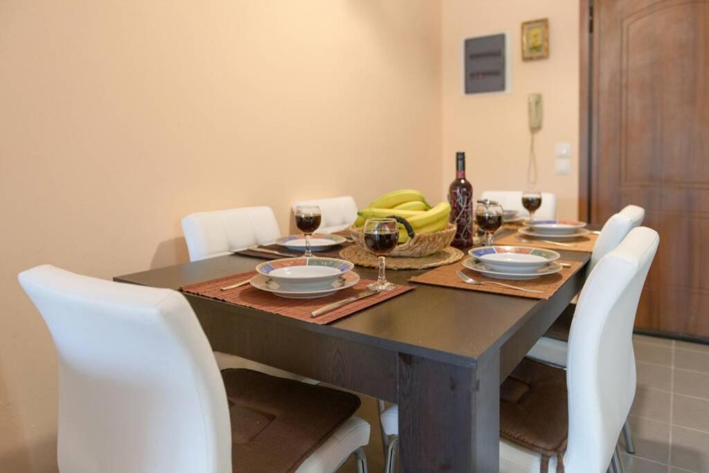 Bright Newly Renovated Apt Near Beach & Center+Ac Anemomylos Ngoại thất bức ảnh