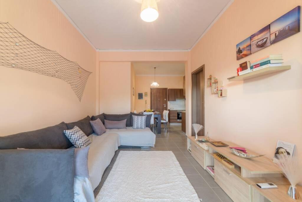 Bright Newly Renovated Apt Near Beach & Center+Ac Anemomylos Ngoại thất bức ảnh