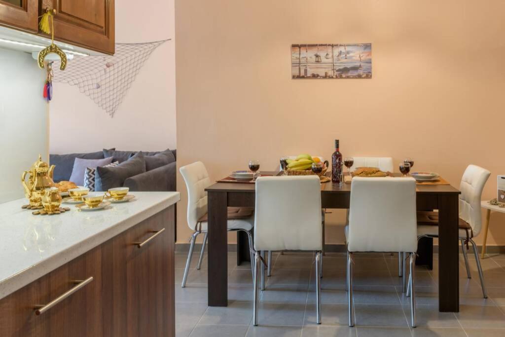 Bright Newly Renovated Apt Near Beach & Center+Ac Anemomylos Ngoại thất bức ảnh